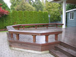 Picture of a nice clean deck with new stain
