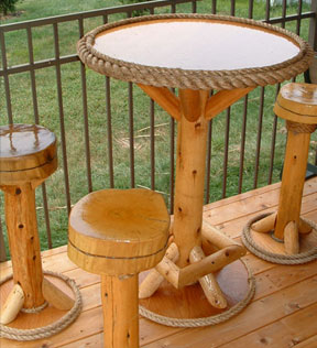 bar and bar stools
