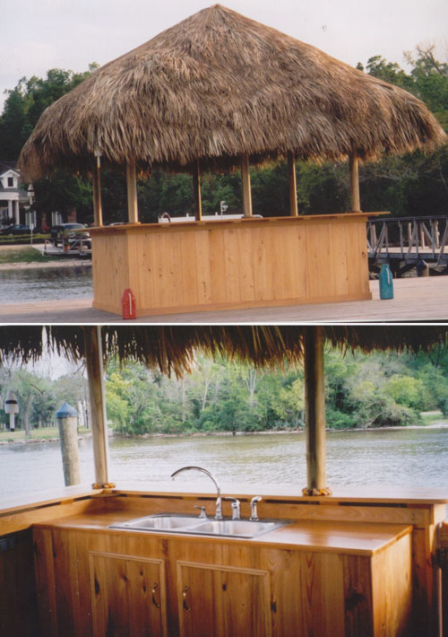 Build this tiki hut using a set of simple plans
